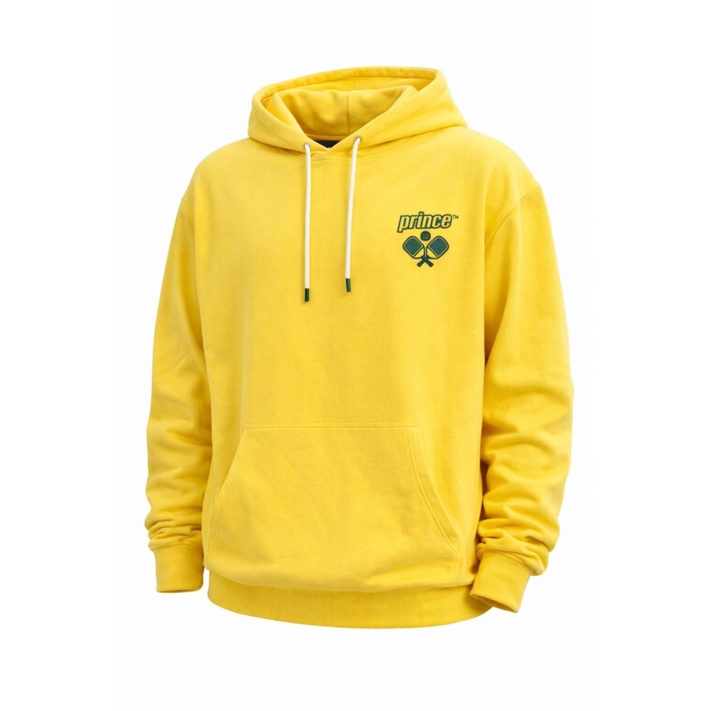 Prince Pickleball Hoodie Mens XXL Aspen Gold Yellow Athletic Pullover Brand New